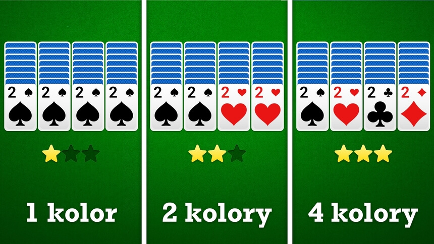 Rodzaje Pasjansa Pająka