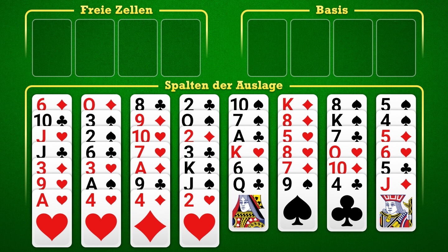 Was ist FreeCell Solitär