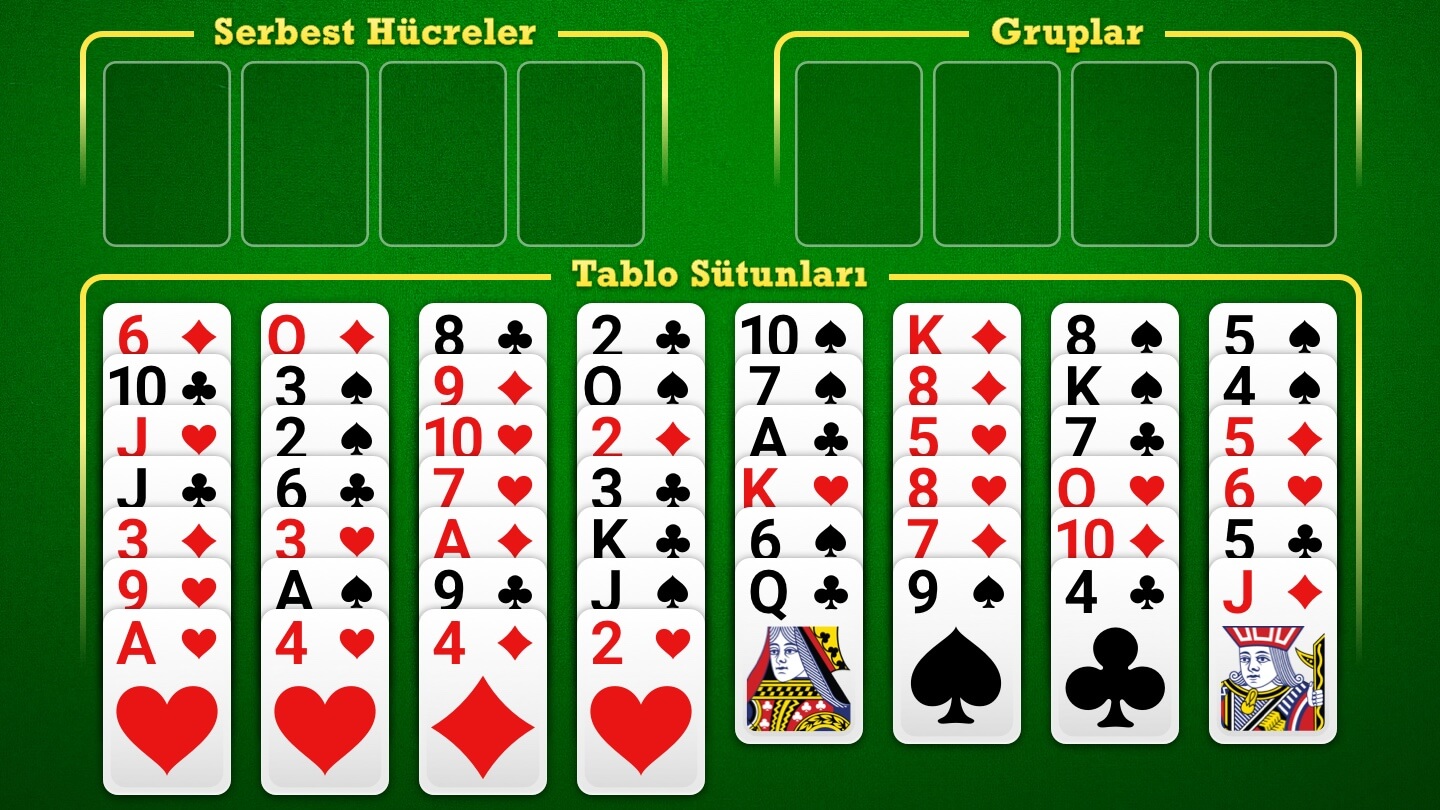 FreeCell Solitaire nedir