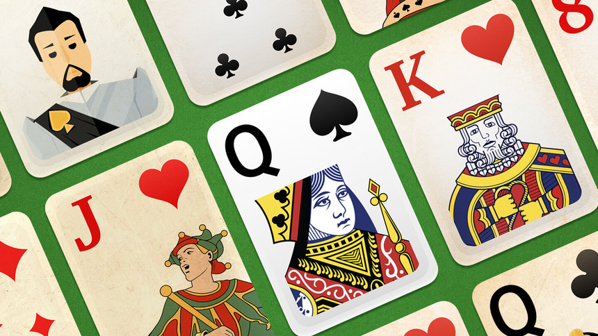 L'histoire du jeu de la Dame de pique