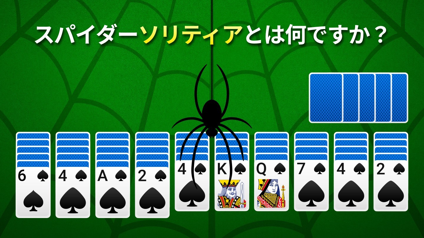 スパイダーソリティアとは?そして名前の由来は?