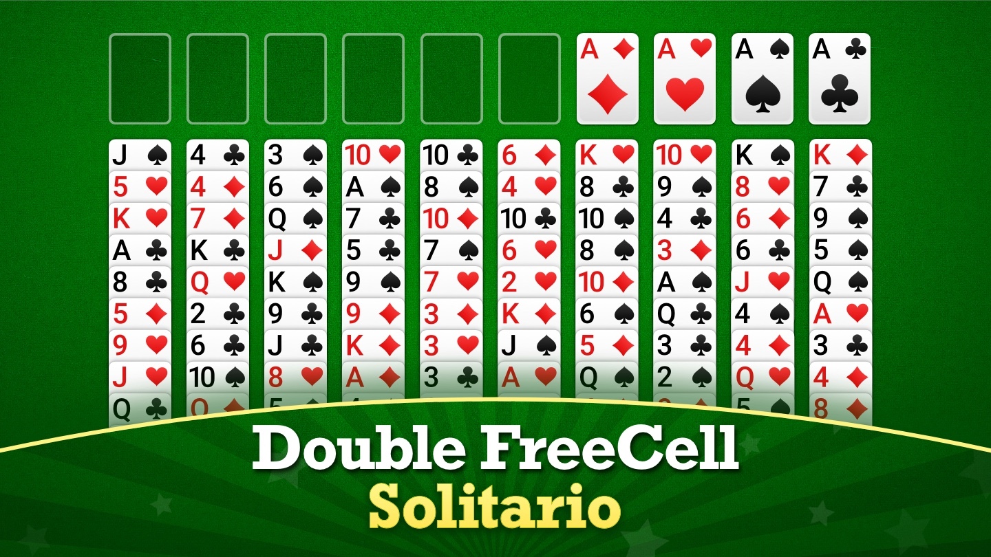 Double FreeCell Solitaire